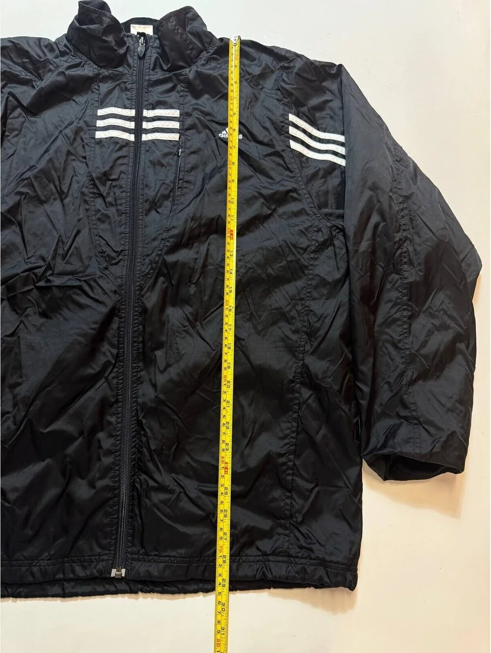 adidas Mens Track Jacket Size M Black Full Zip Pre-Owned Sportswear Athletic